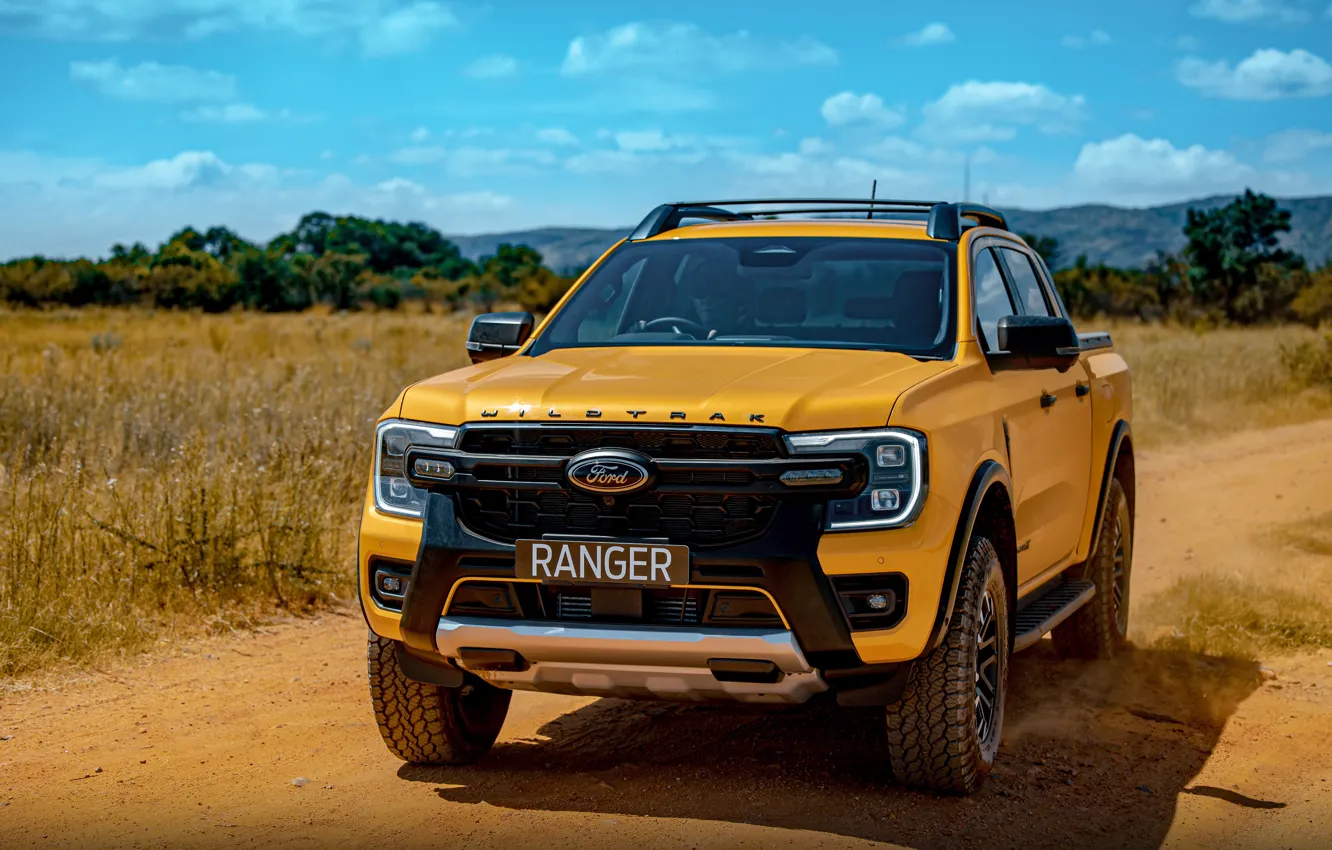 Photo wallpaper Ford, Ranger, front view, Ford Ranger Wildtrak X