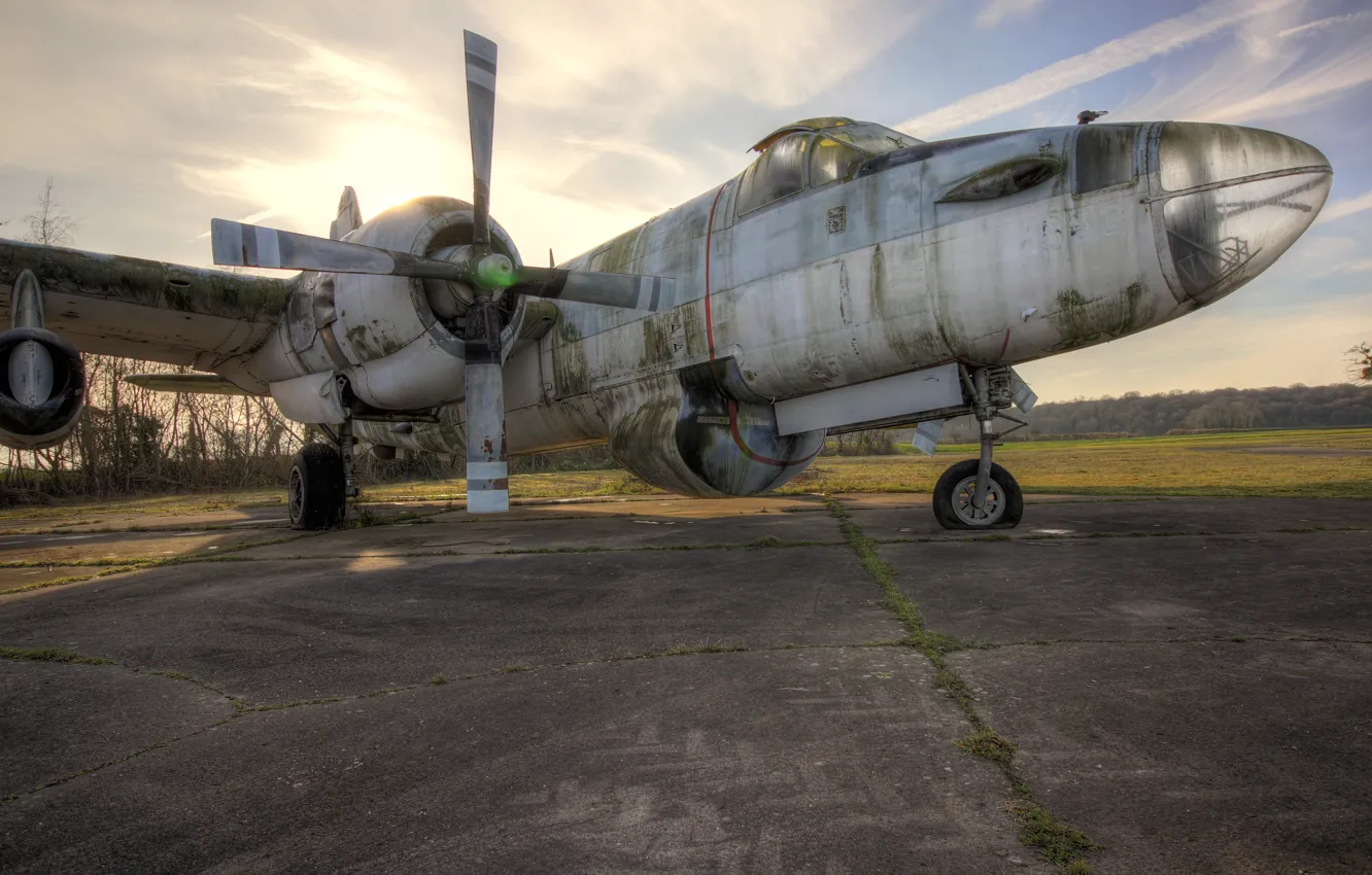 Photo wallpaper aviation, the plane, the airfield
