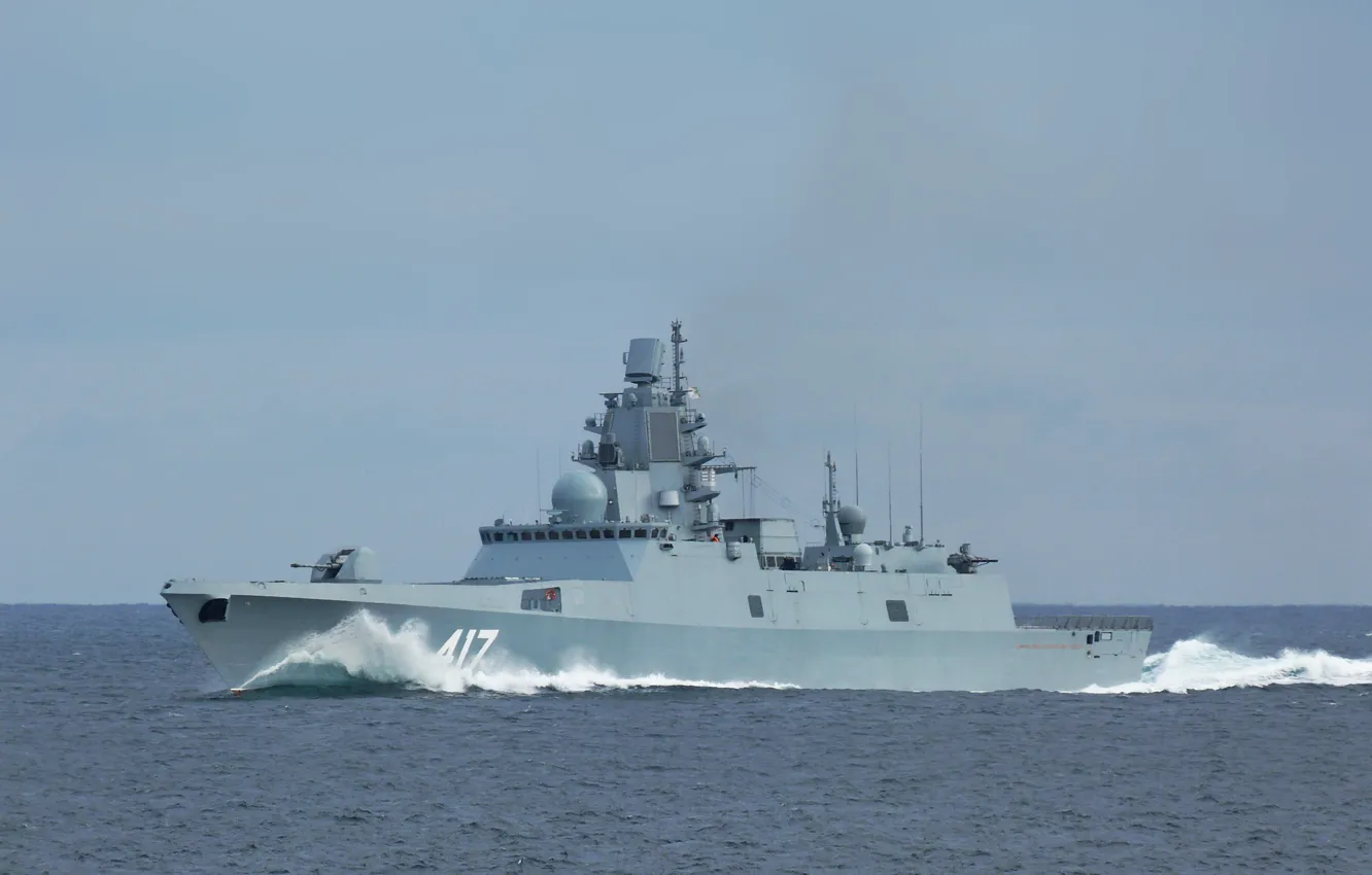 Photo wallpaper ship, Navy, &ampquot;Admiral Gorshkov&ampquot;, Guard, on the go