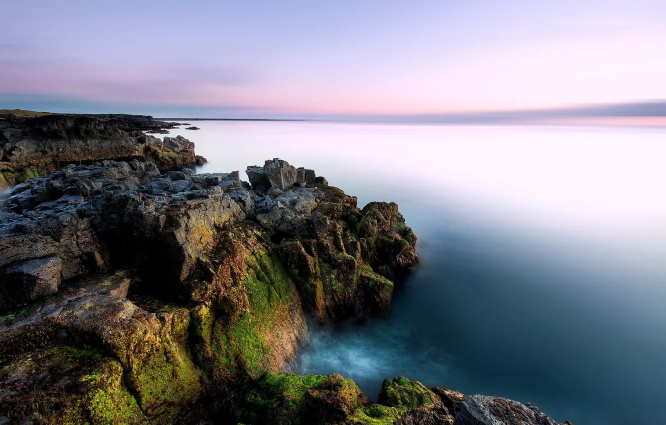 Photo wallpaper sea, the sky, landscape, nature, rocks
