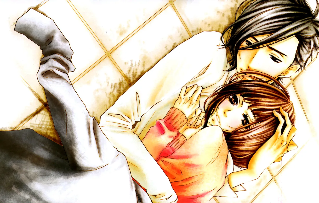 Photo wallpaper love, pair, Say I love you