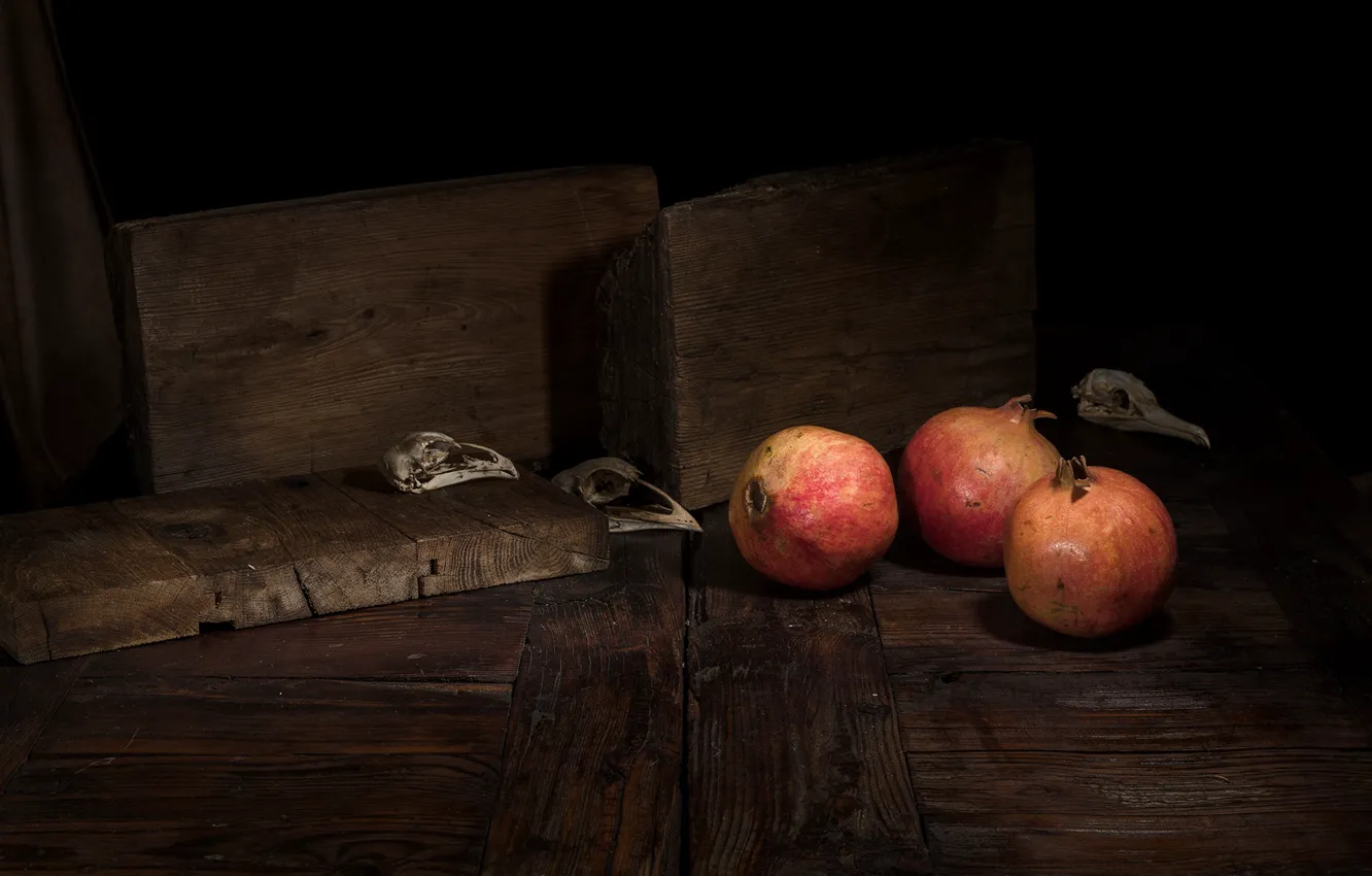 Photo wallpaper food, fruit, garnet