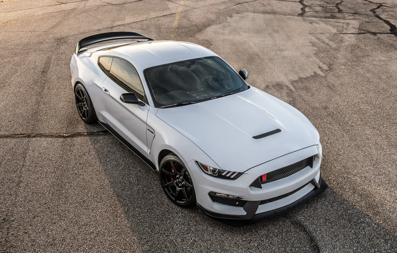 Photo wallpaper Shelby, white, Hennessey, GT350R, Hennessey Shelby GT350R