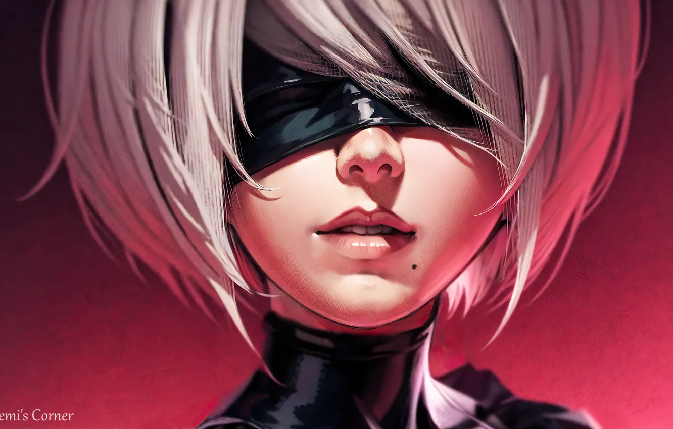 Photo wallpaper girl, nier, nier automata