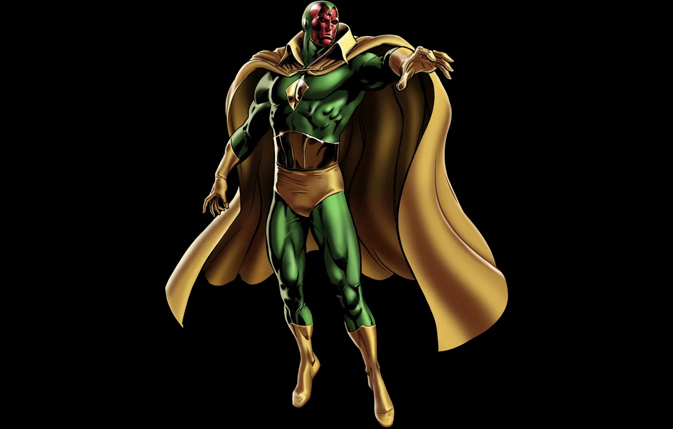 Photo wallpaper marvel, comic, Vision, Victor Shade, Victor Shade, Vizhen, The Vision, Android robot