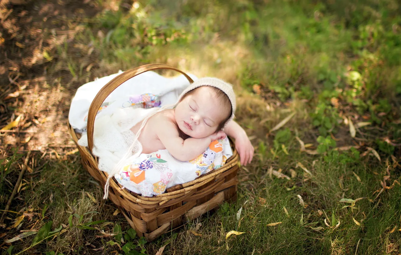 Photo wallpaper mood, sleep, baby