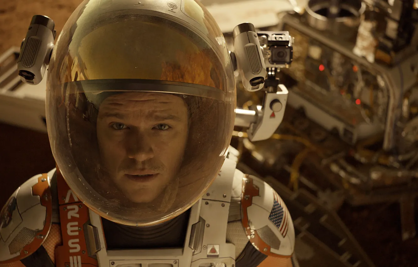 Photo wallpaper Alone, Ridley Scott, Film, Matt Damon, 2015, The Martian