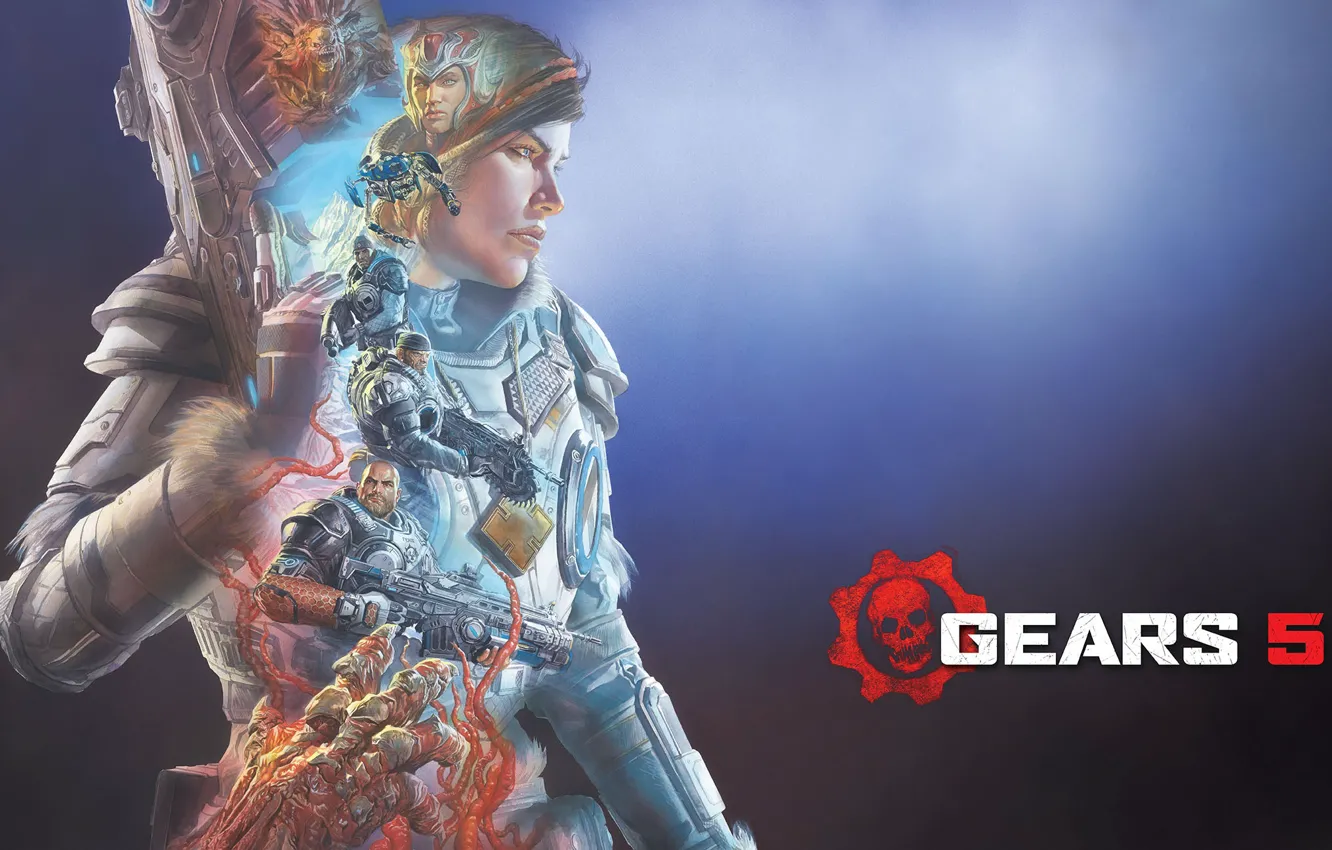 Photo wallpaper Microsoft, The Coalition, Gears 5, Gears of war 5