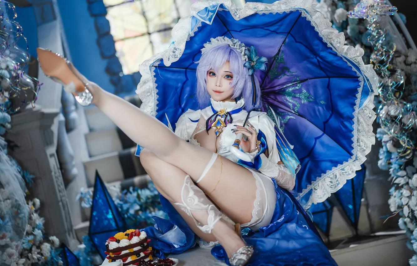 Photo wallpaper model, women, cosplay, asian, video game girls, Mizhimaoqiu, Cantarella