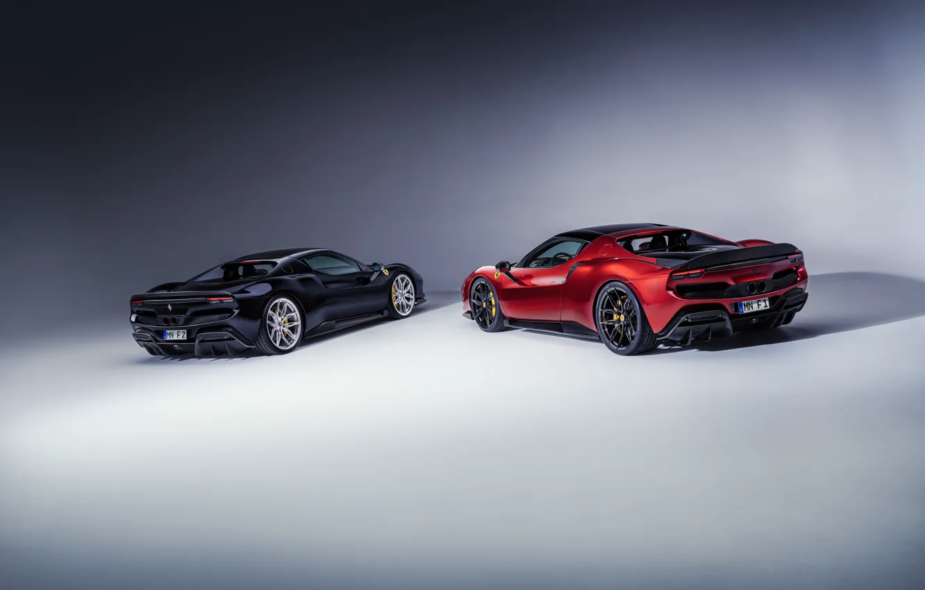 Photo wallpaper Ferrari, Aero, Novitec, 296 GTB, 2024, Ferrari 296 GTB Aero