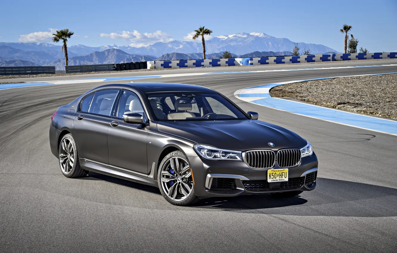 Photo wallpaper BMW, sedan, V12