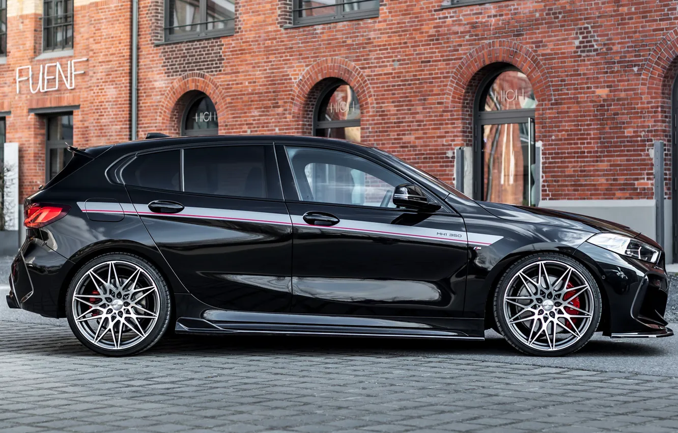 Photo wallpaper tuning, side view, hatchback, Manhart, 2022, Manhart MH1 350, BMW 1-Series