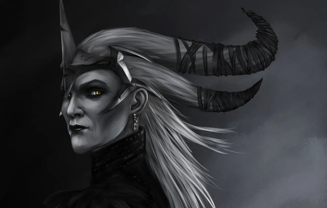 Photo wallpaper MAG, witch, Dragon Age, bioware, Flemeth