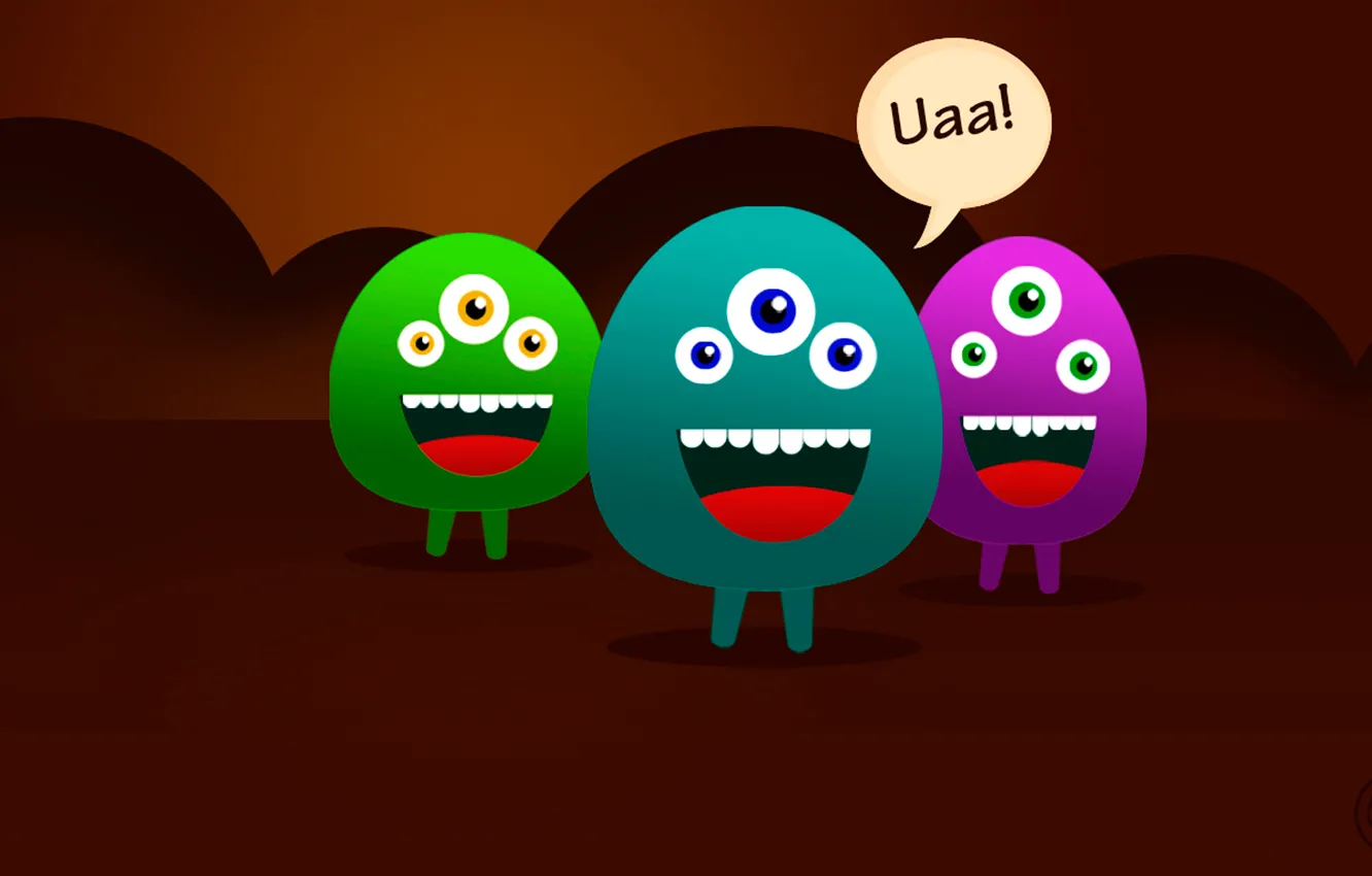 Photo wallpaper alien, Uaa, blob