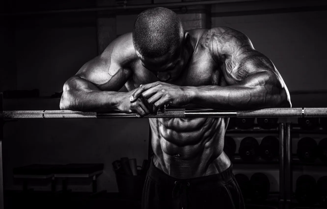 Photo wallpaper sport, man, Jock, muscle, rod, bodybuilding