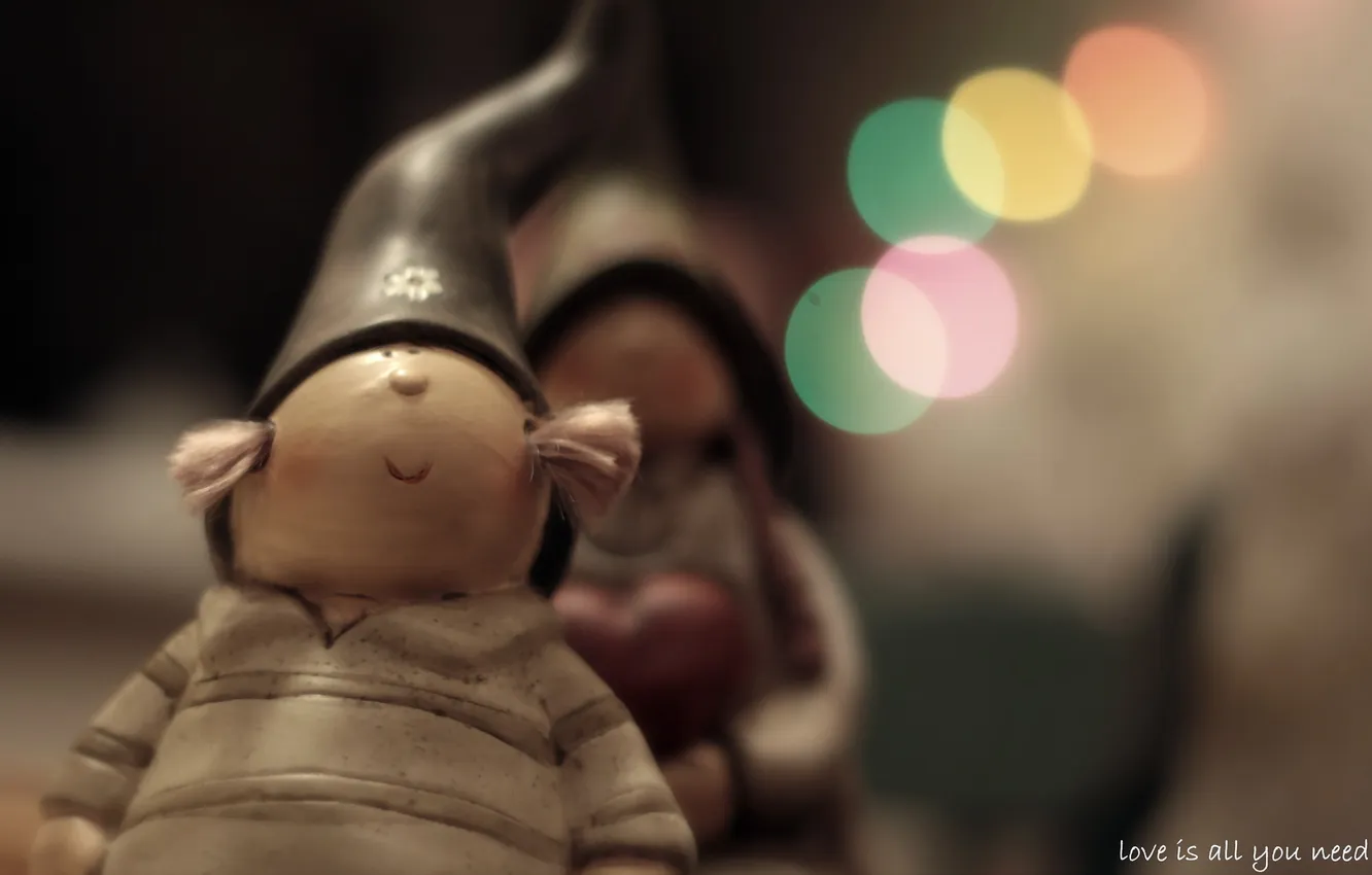 Photo wallpaper macro, background, toy