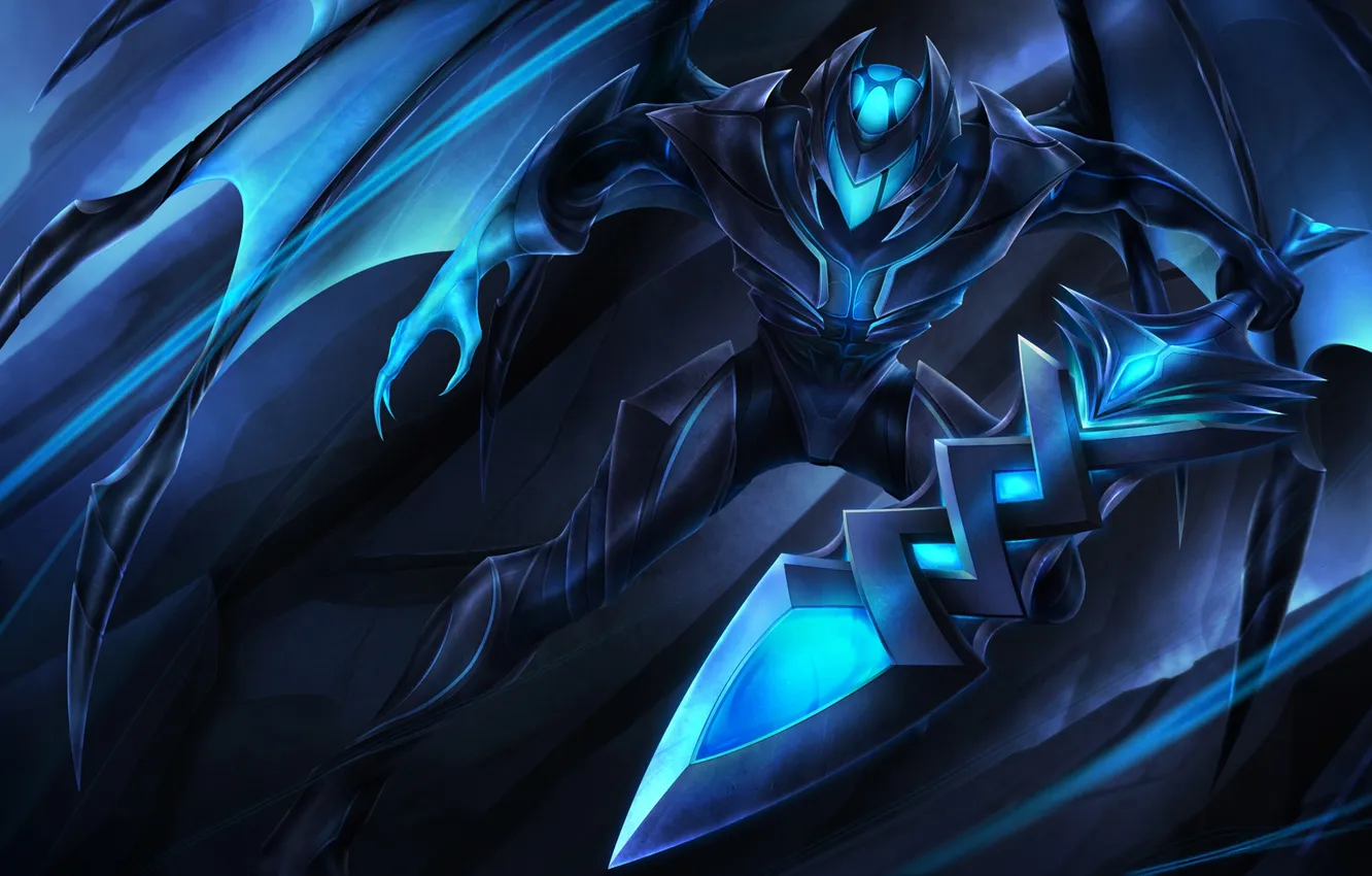 Photo wallpaper League of Legends, Aatrox, Soul Reaver, The Darkin Blade