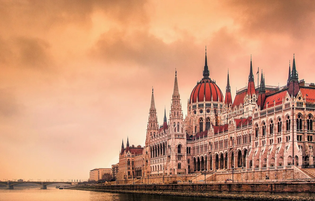 Photo wallpaper Parliament, Hungary, Budapest