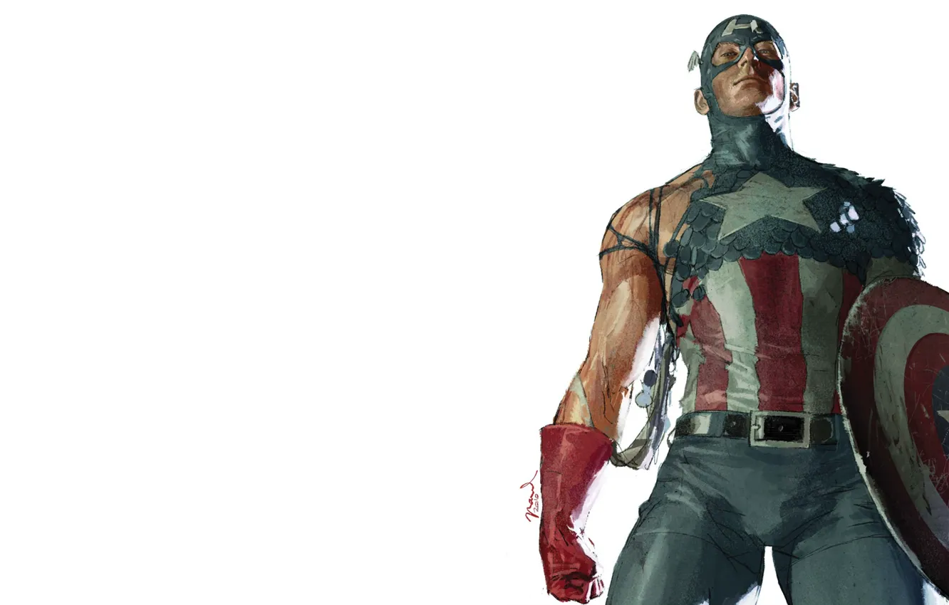 Photo wallpaper costume, shield, Captain America, Captain America, Steven Rogers