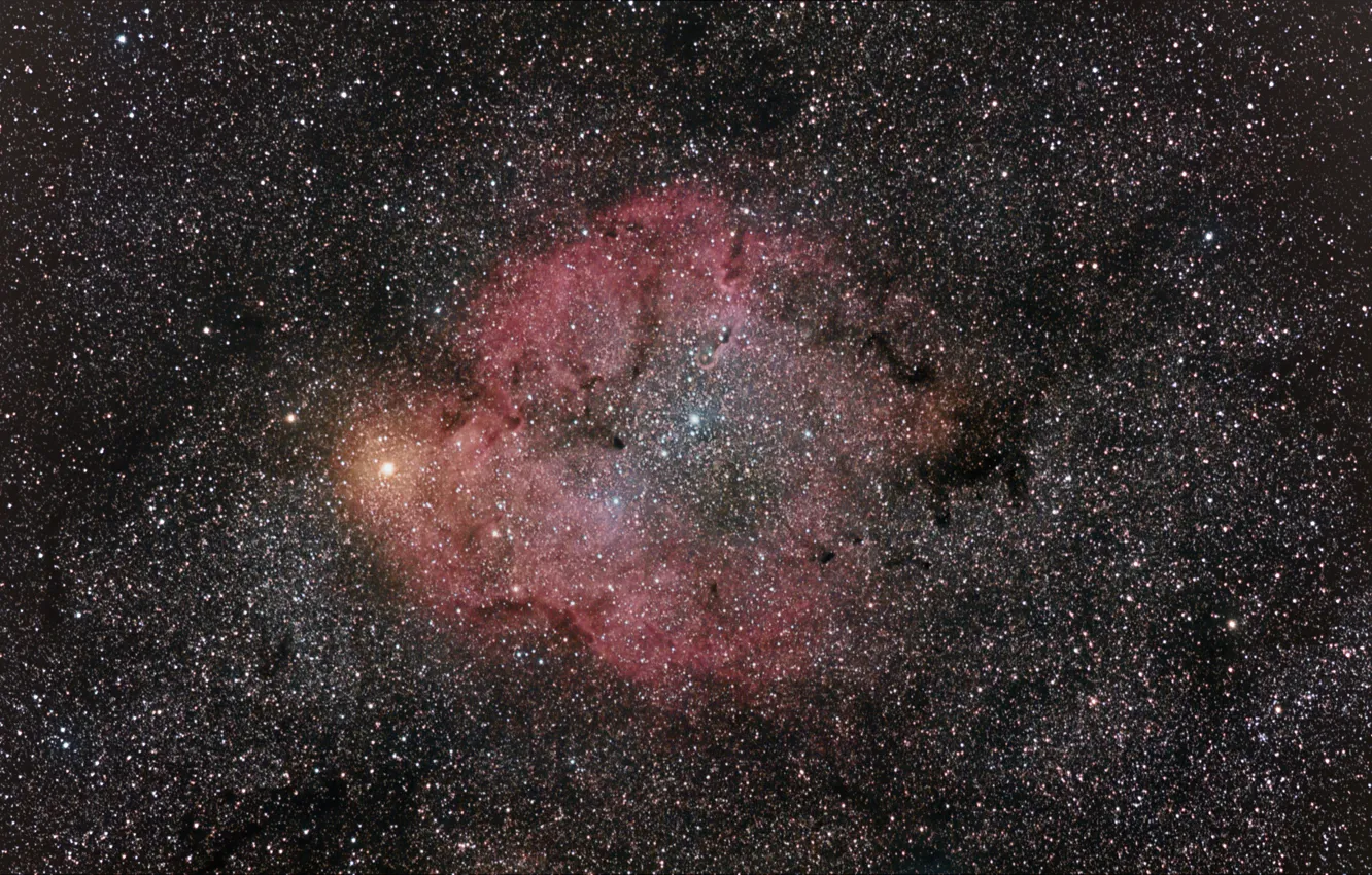 Photo wallpaper nebula, emission, IC 1396, in Cepheus