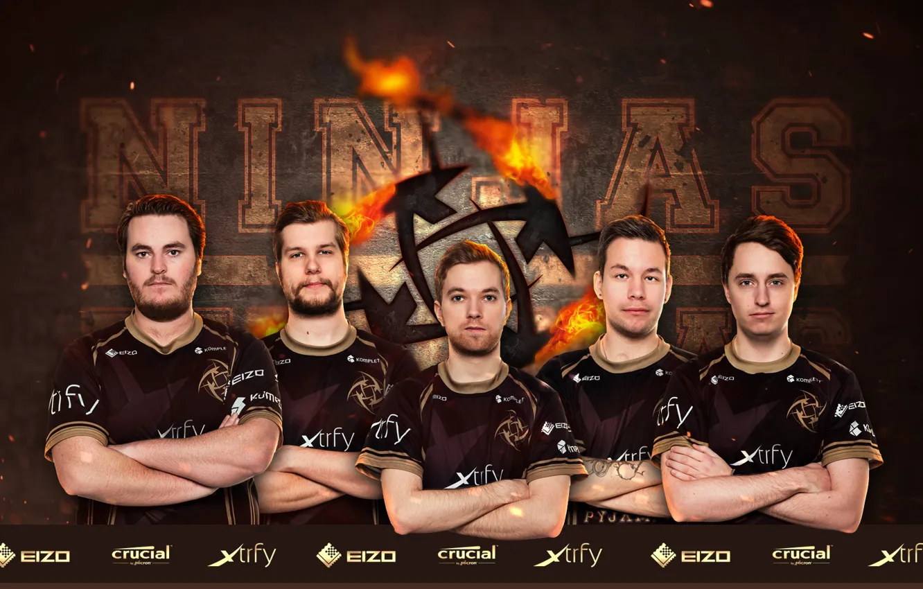 Photo wallpaper logo, Team, csgo
