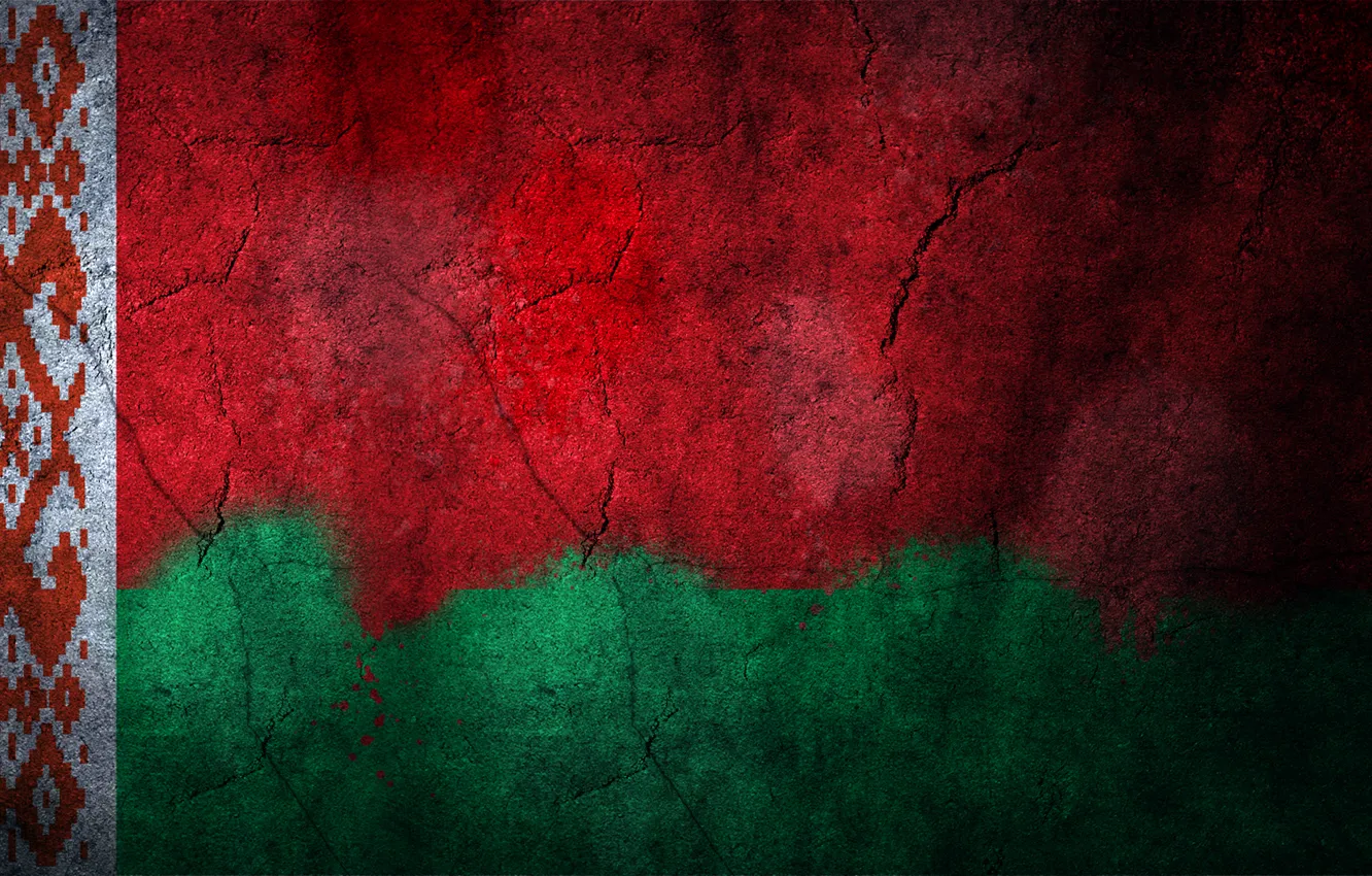 Photo wallpaper flag, flag, belarus, Belarus