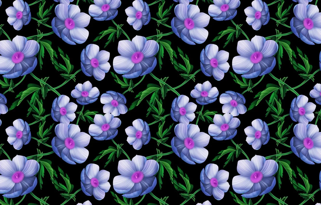 Photo wallpaper flowers, background, bright