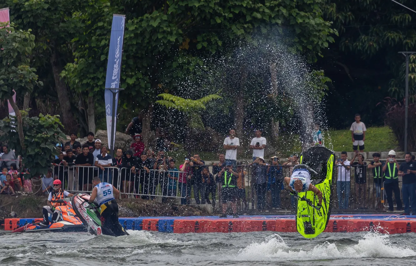 Photo wallpaper race, boat, speed