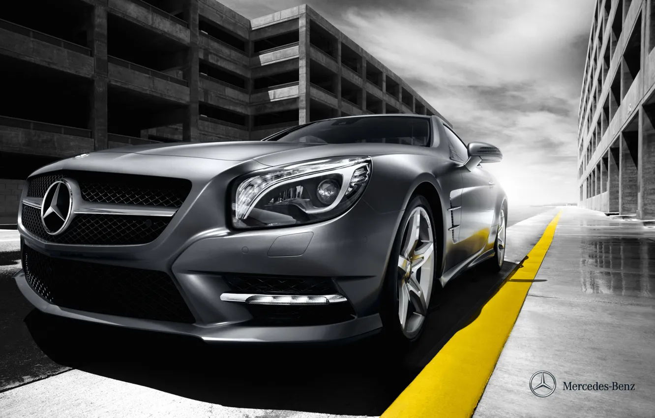 Photo wallpaper Mercedes-Benz, convertible, Mercedes, 2011, R231, SL-class