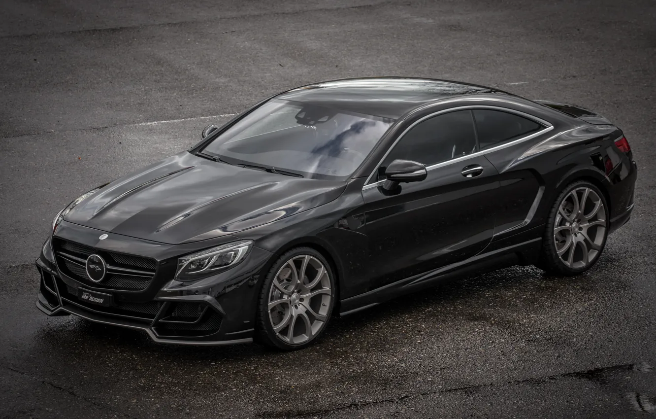 Photo wallpaper coupe, Mercedes-Benz, Mercedes, Coupe, S-Class, FAB Design, 2015, C217