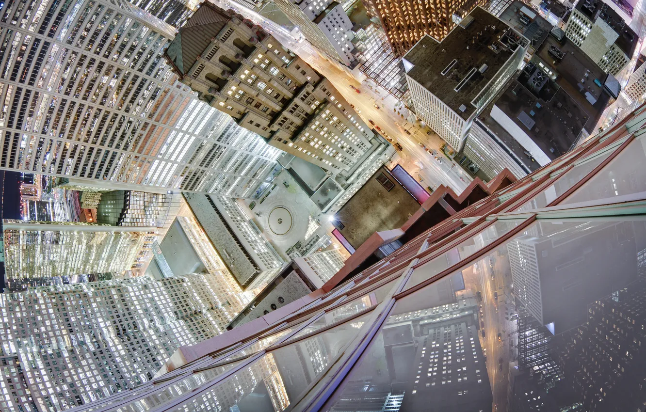 Photo wallpaper the city, building, height