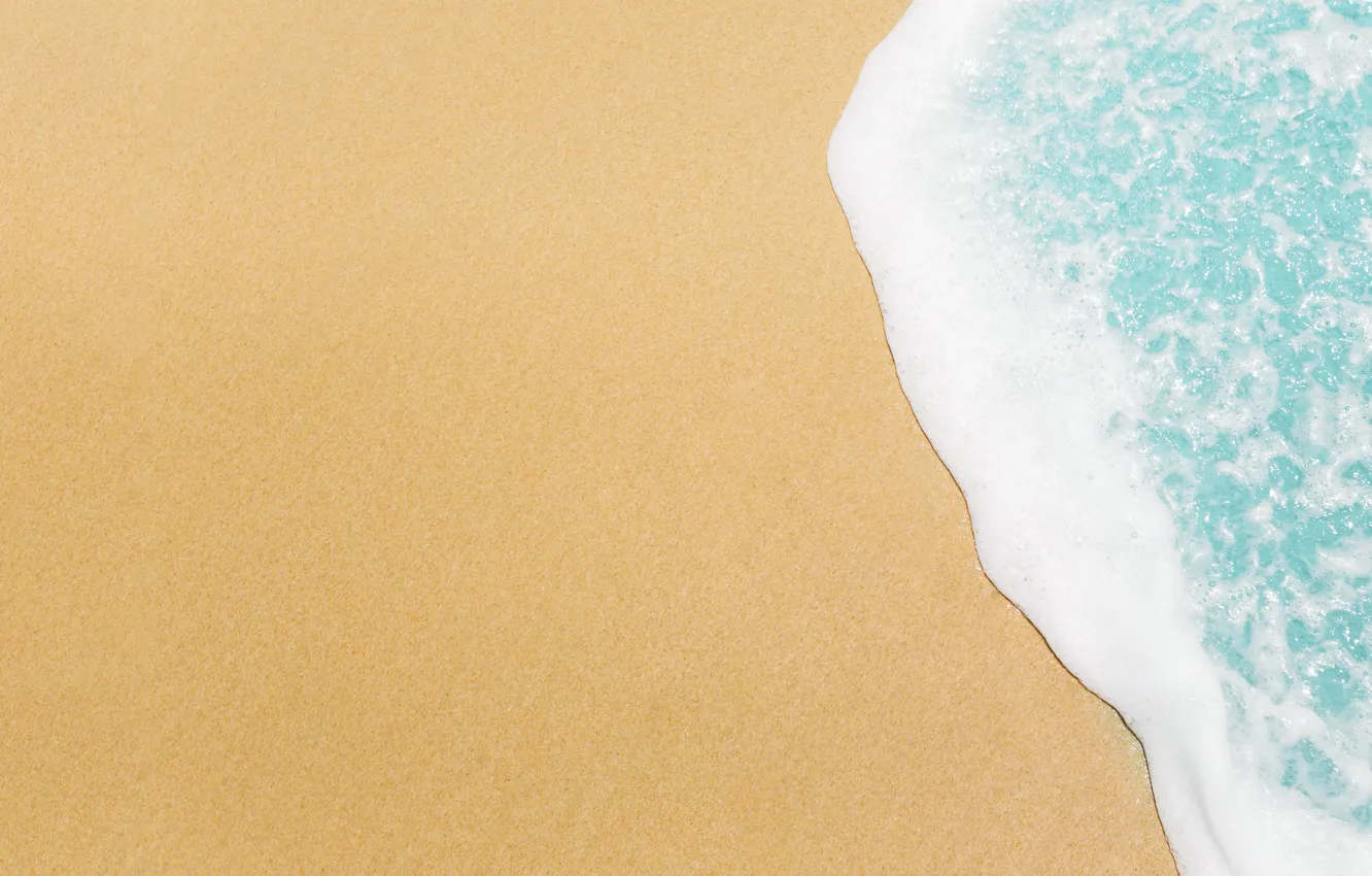 Photo wallpaper sand, sea, wave, beach, summer, summer, beach, sea