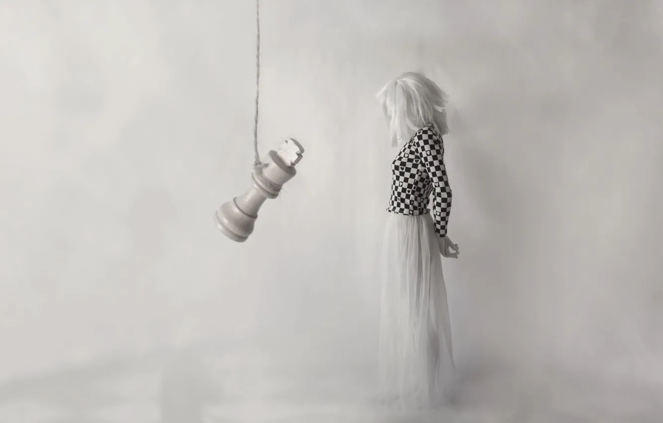 Photo wallpaper girl, figure, loop