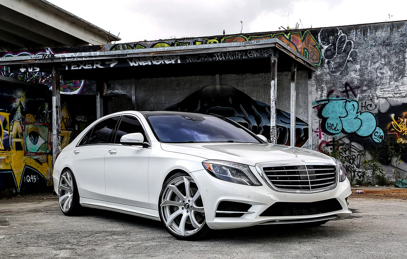 Photo wallpaper Mercedes-Benz, Mercedes, S-Class, W222