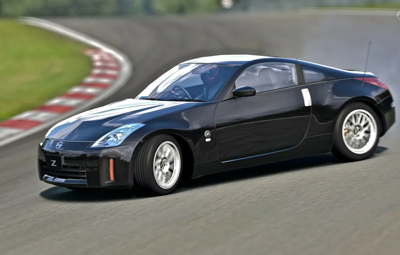 Photo wallpaper machine, the game, cars, Nissan, gran turismo 5, 350z, cars, Nissan