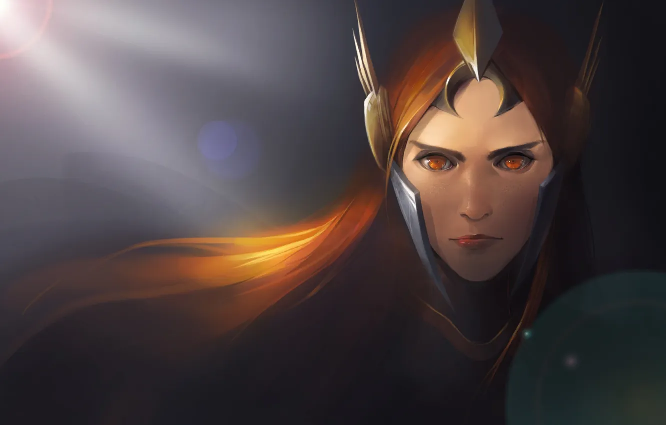 Wallpaper girl, league of legends, leona, moba, Radiant Dawn for mobile ...