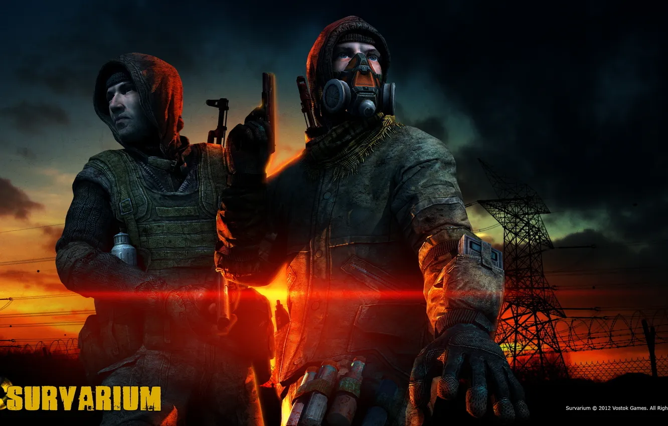Photo wallpaper soldiers, Stalker, Pripyat, area, Survarium