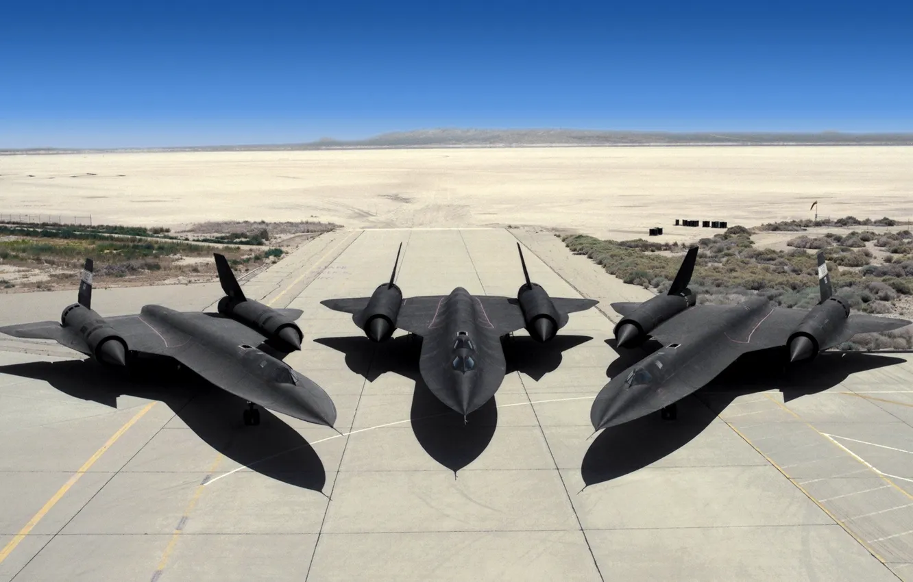 Photo wallpaper the sky, power, desert, power, trio, power, blackbird's