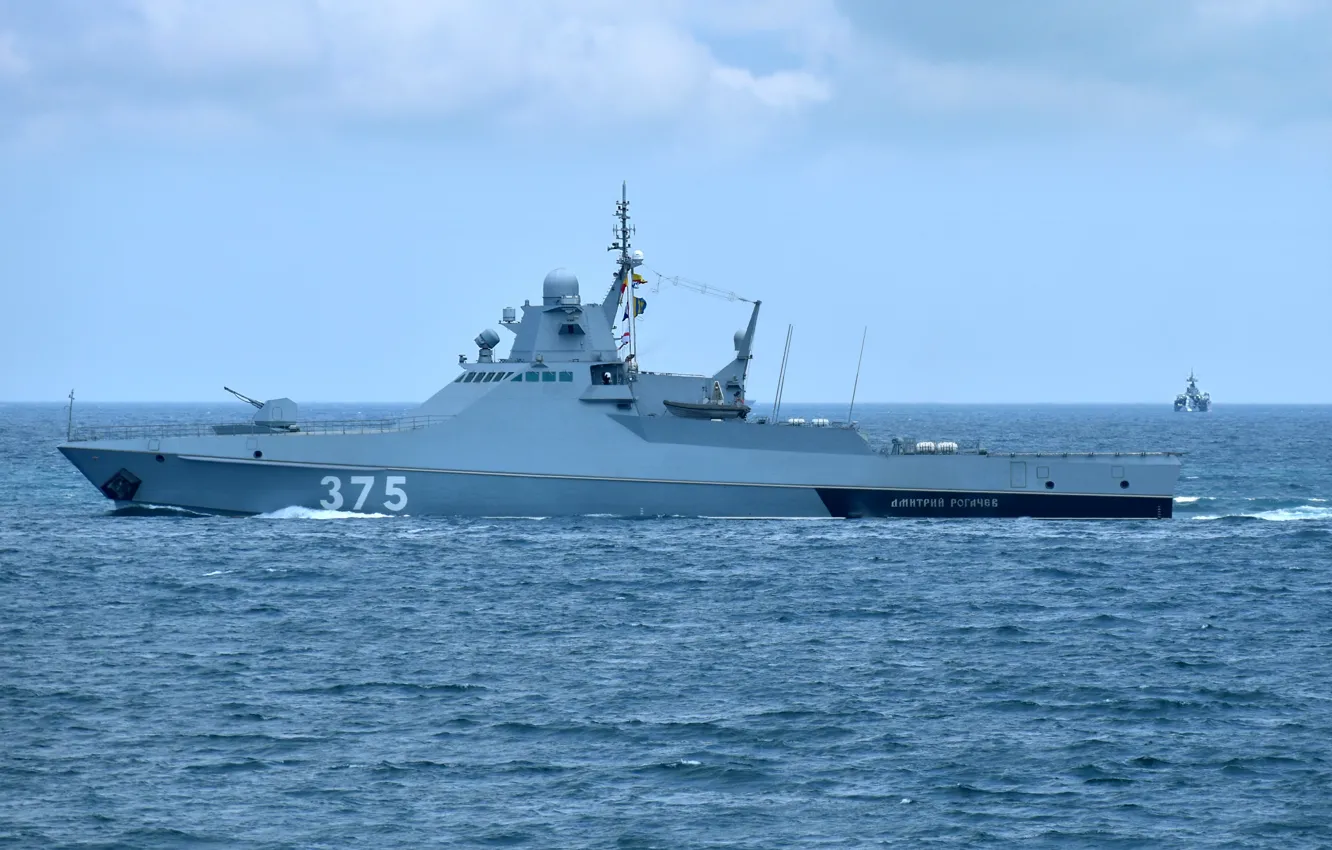Photo wallpaper ship, exercises, patrol, Dmitry ROGACHEV