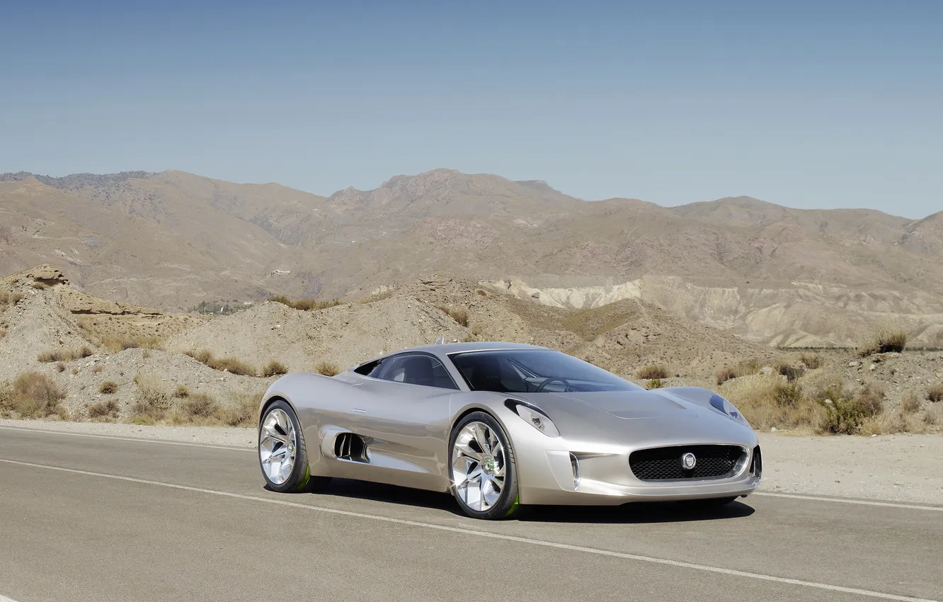 Photo wallpaper Concept, Jaguar, the concept, supercar, car, C-X75