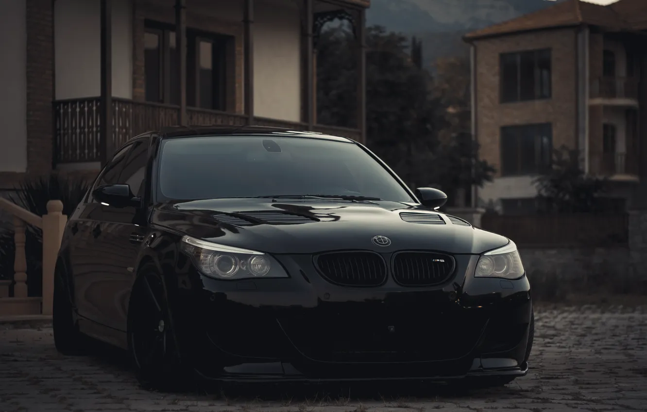 Photo wallpaper BMW, V10, E60, Atmo