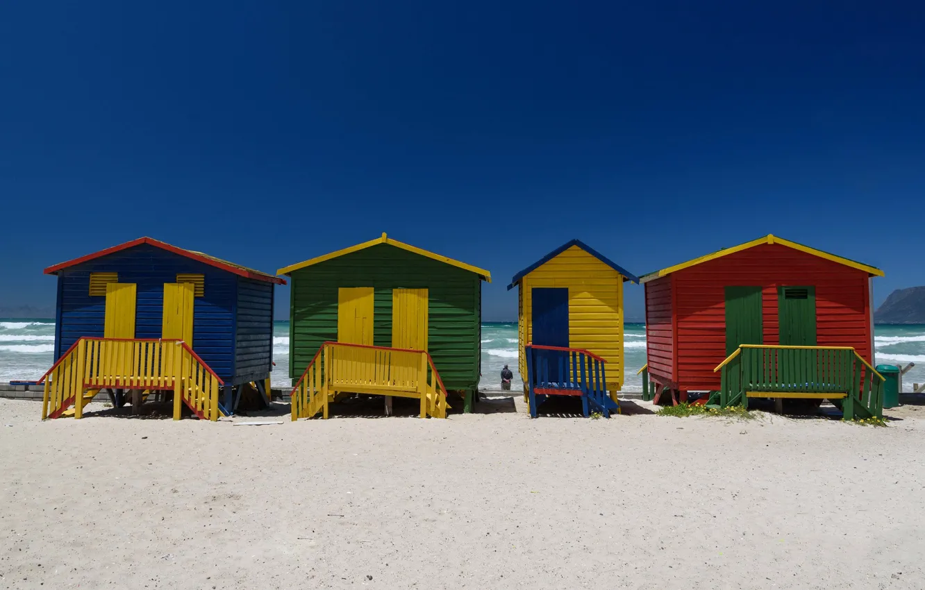 Photo wallpaper sand, sea, beach, the ocean, South Africa, beach house, Meisenberg