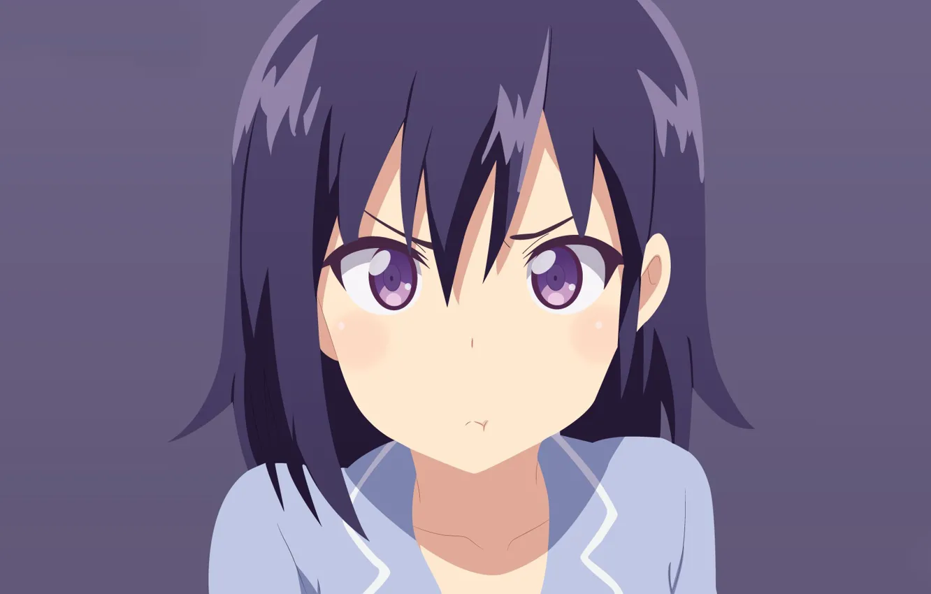 Photo wallpaper demon, girl, devil, weapon, anime, wings, Akuma, japanese