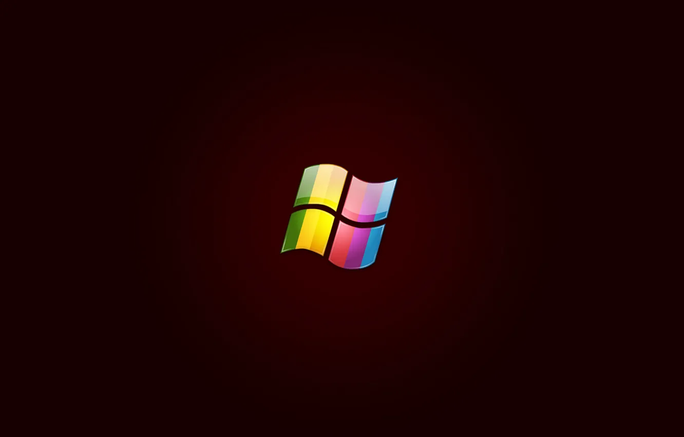 Photo wallpaper color, logo, windows
