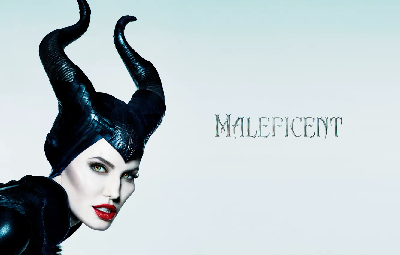 Photo wallpaper Angelina Jolie, wallpaper, movie, film, Walt Disney Pictures, 2014, Maleficent