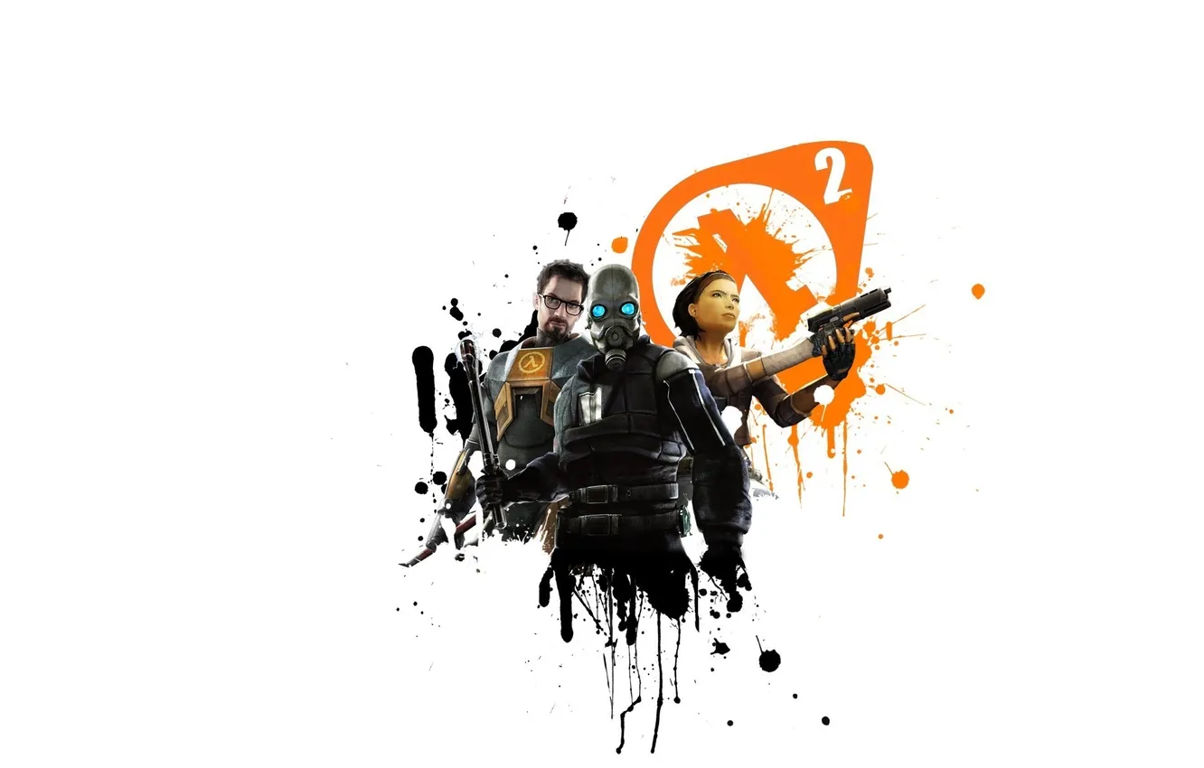 Photo wallpaper half life, Alex, Gordon Freeman, alliance soldier