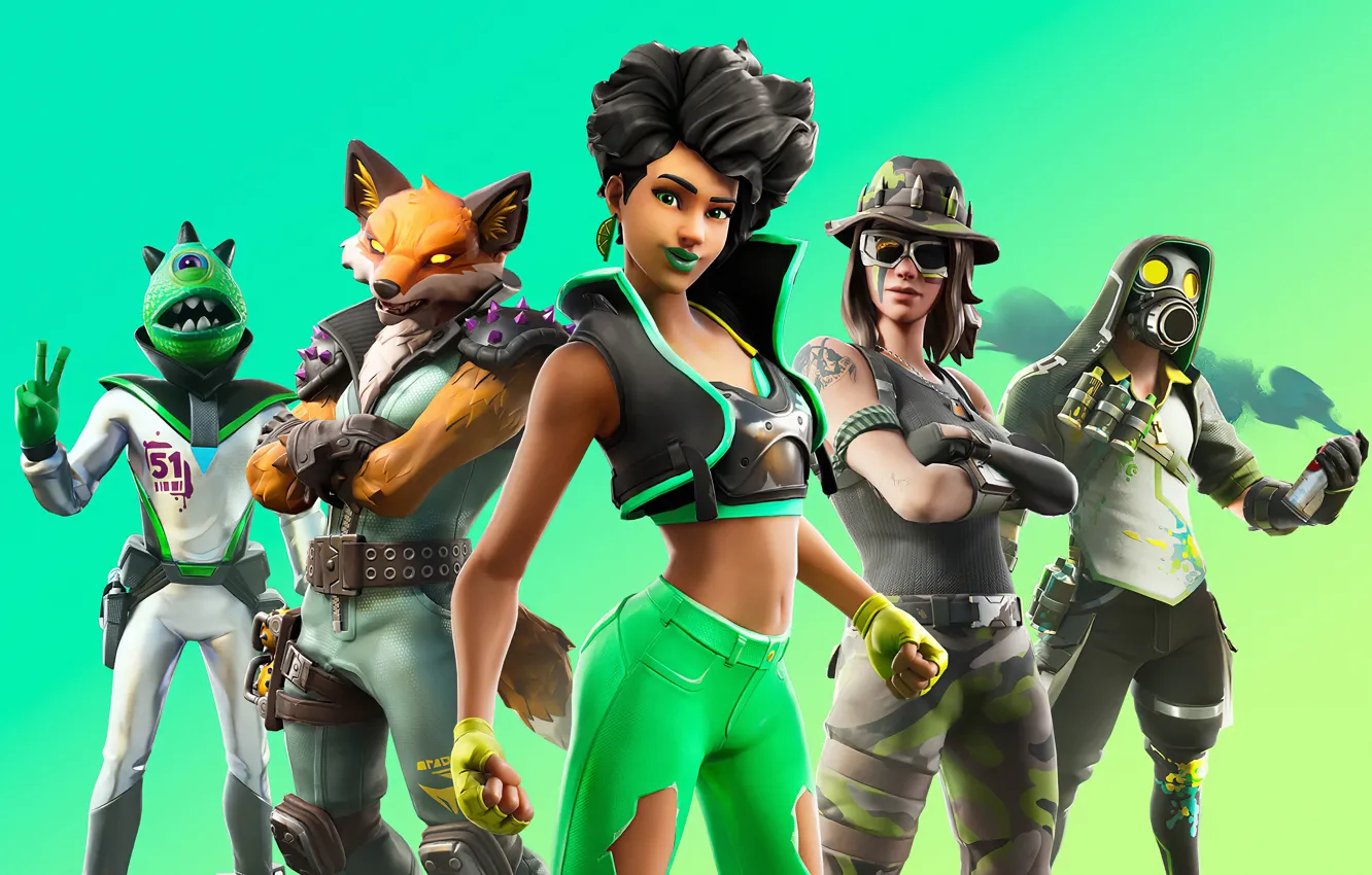 Photo wallpaper game, Epic Games, Fortnite, 2019