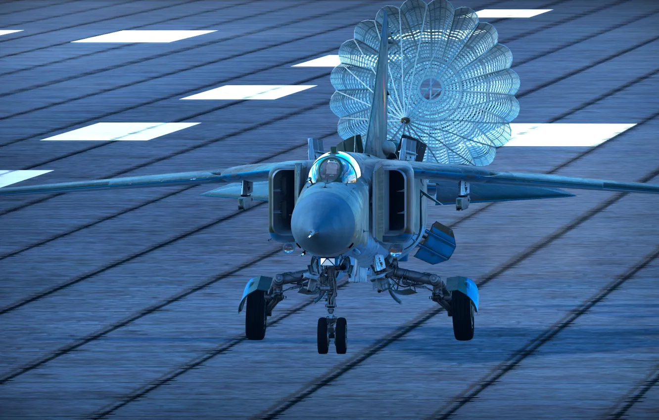 Photo wallpaper USSR, OKB MiG, Frontline fighter, OF THE AIR FORCE OF THE GDR, MiG-23MLA
