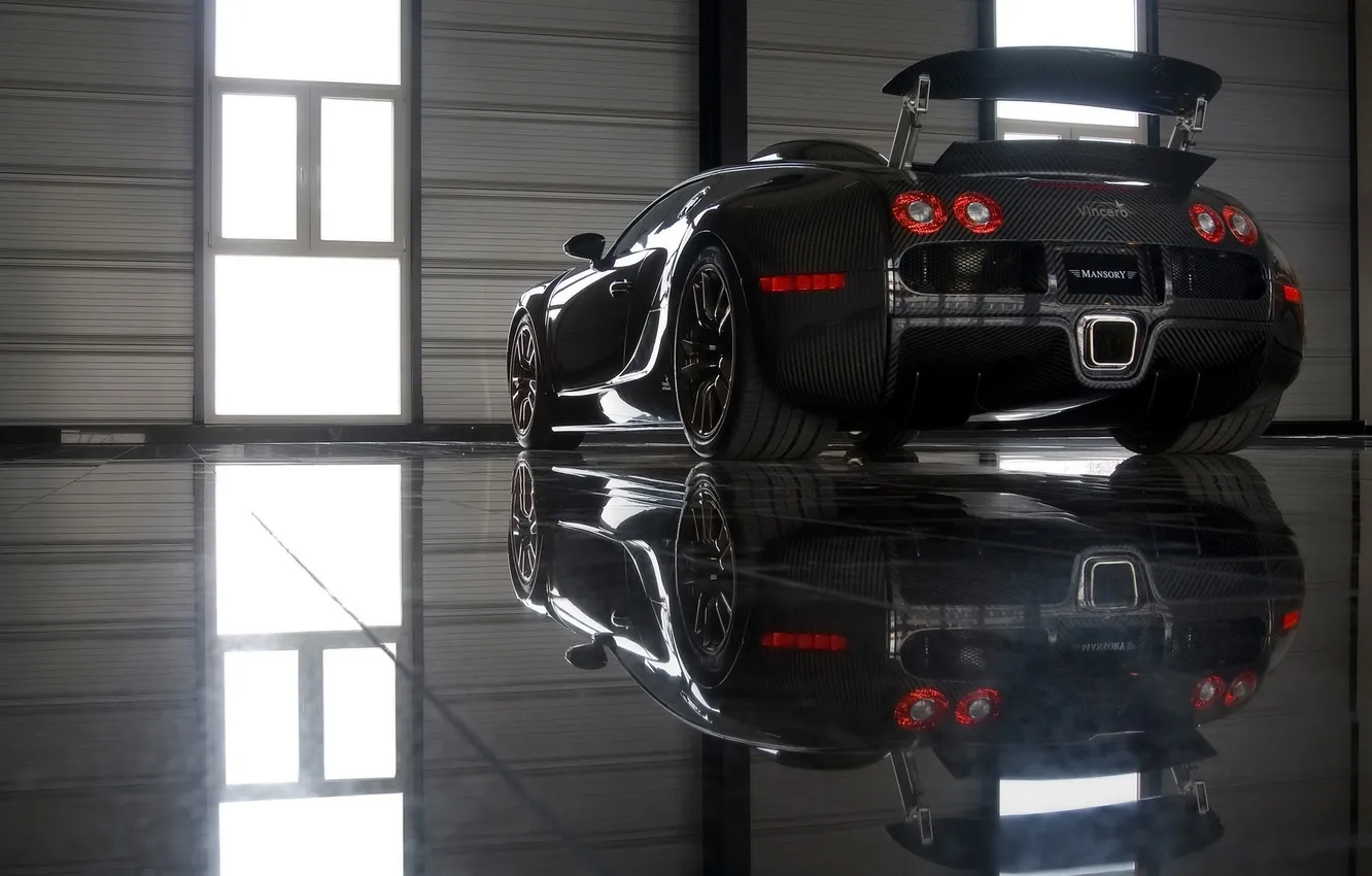 Photo wallpaper view, garage, back, spoiler