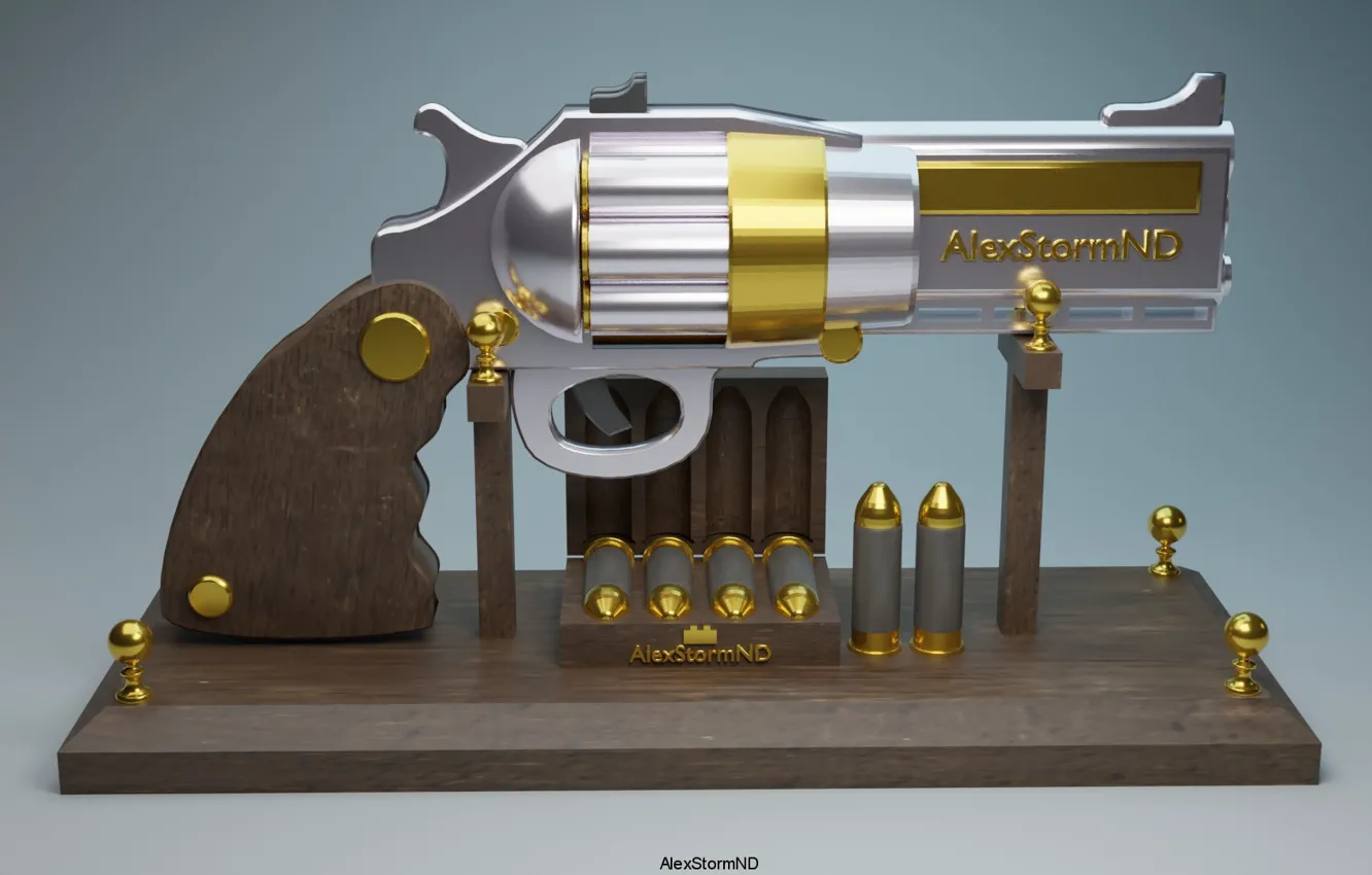 Photo wallpaper gun, toy, decor, AlexStormND